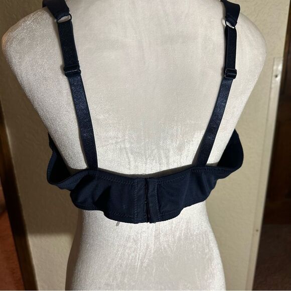 Delta Burke Navy Blue Padded Bra Size 42D - Picture 11 of 11